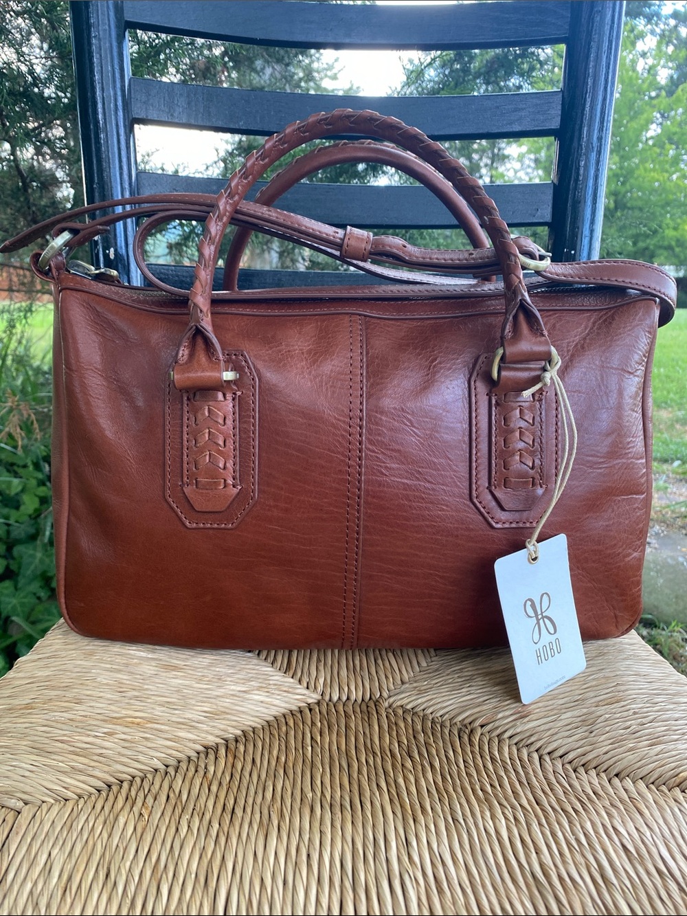 HOBO Expedition Satchel in Pecan Ridge